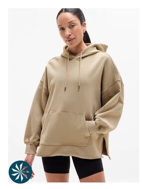 athleta terry oversized hoodie NWOT small